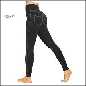 High Waist Jean Jeggings Tummy Control Butt Lifting Leggings
